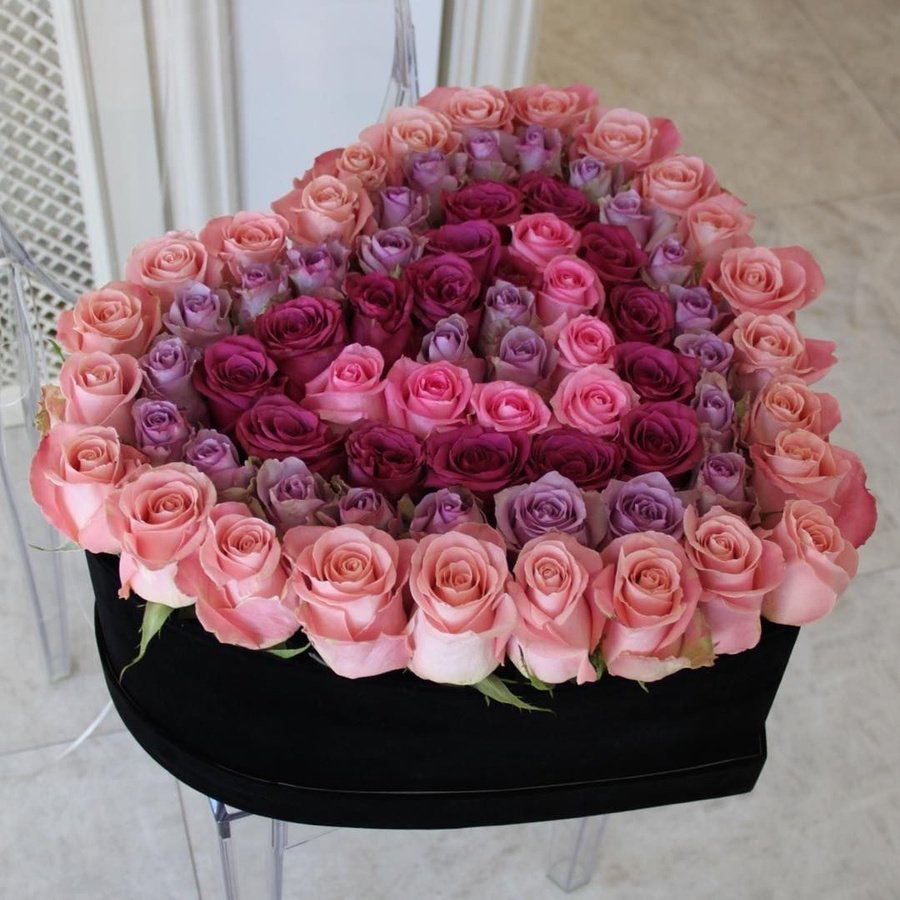 Огромный красивый букет