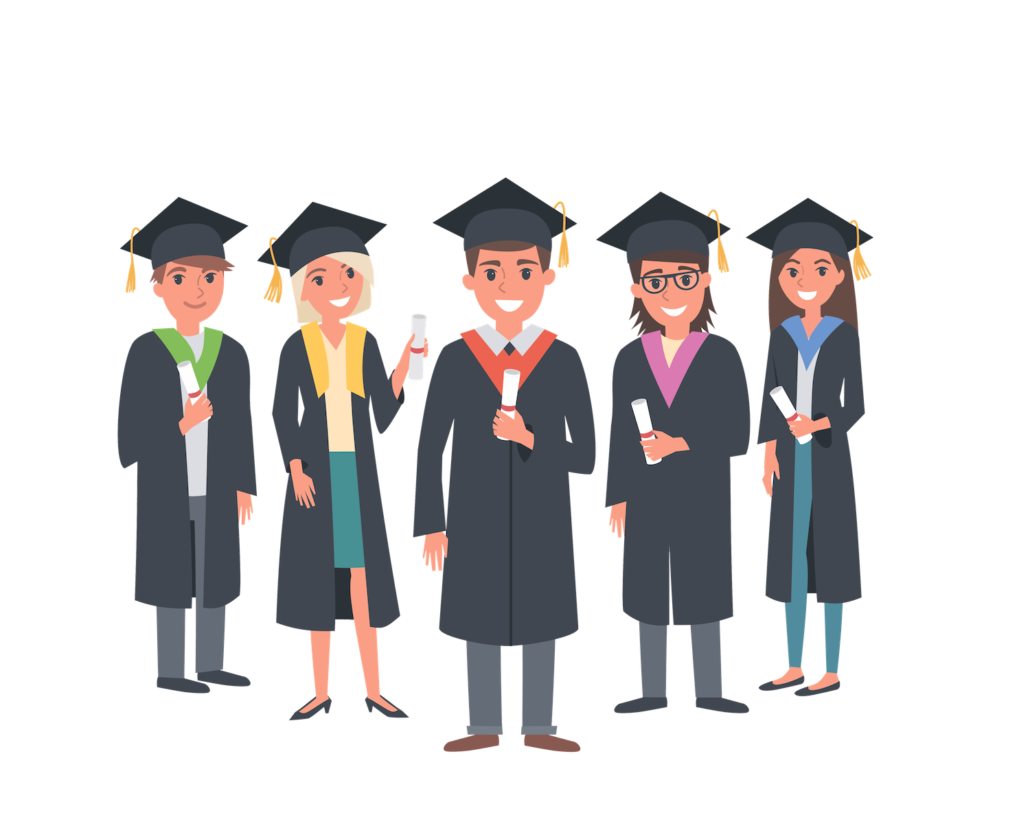 Студент мультяшный