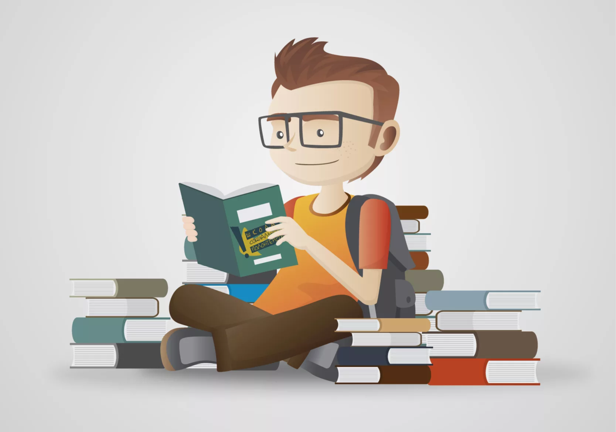 Студент иллюстрация