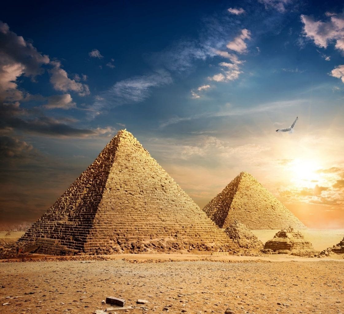Каир Египет пирамиды Хеопса
