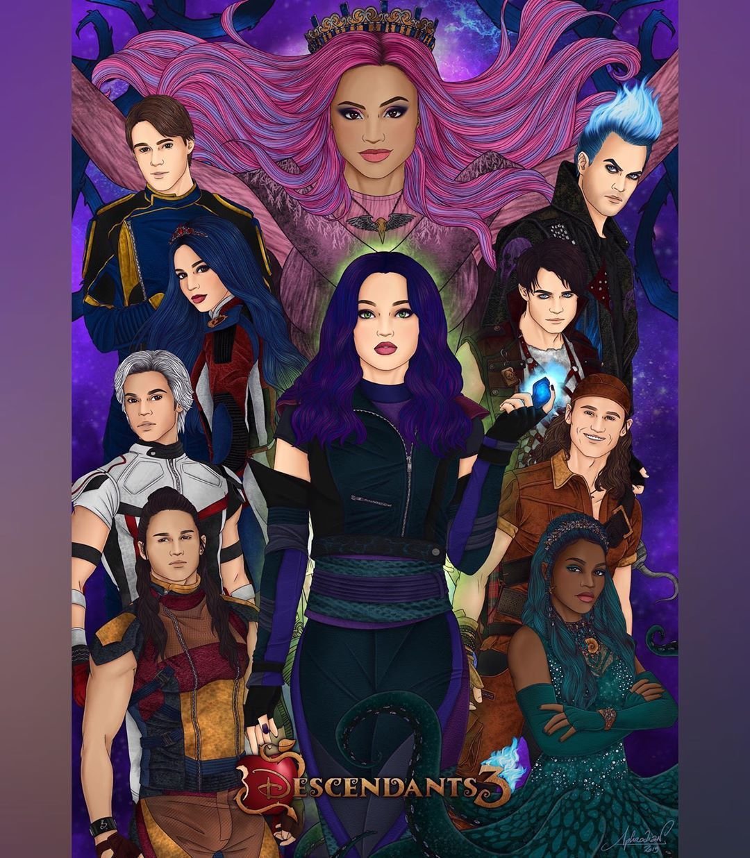 Мэл Наследники арт