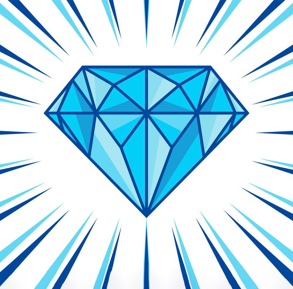 Алмаз нарисовать