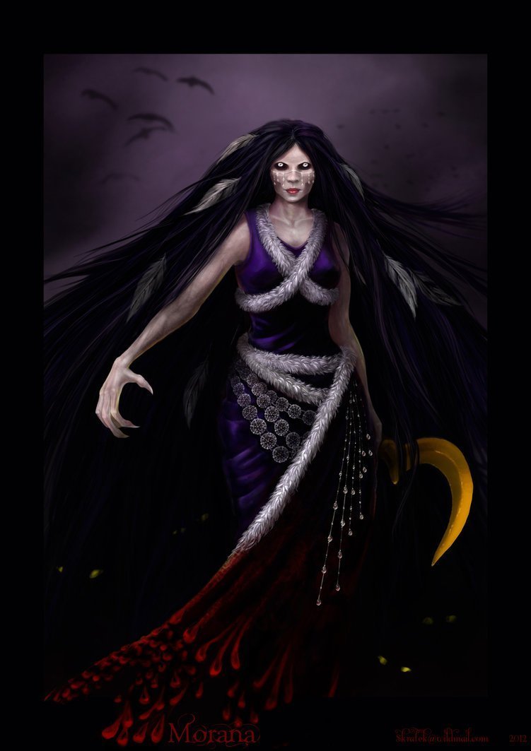 Морена Славянская богиня тату