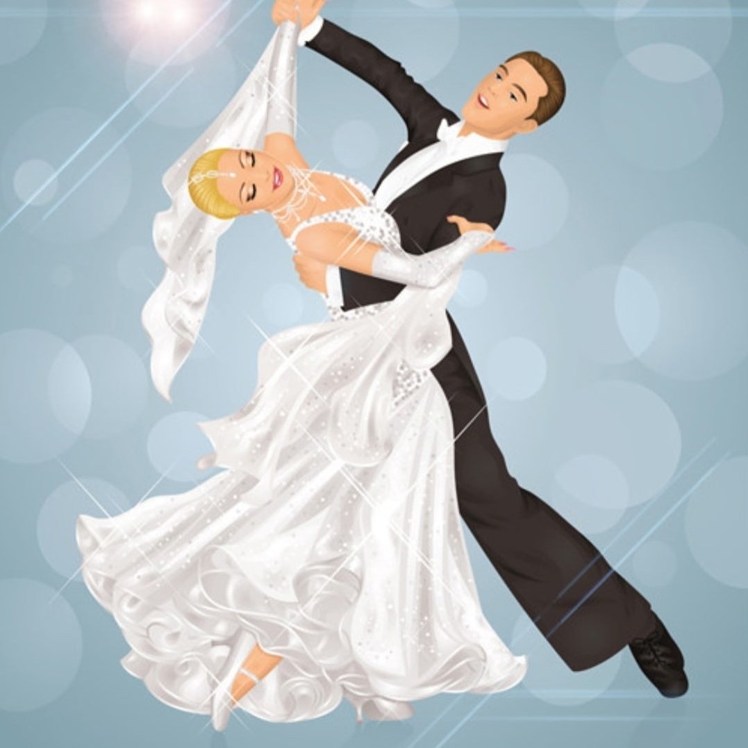 Свадебный танец иллюстрация