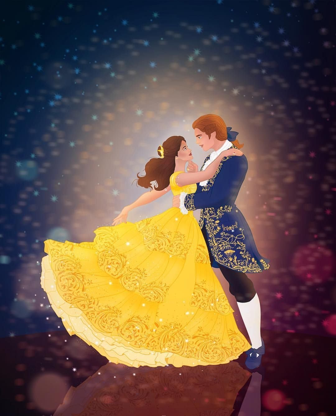 Красавица и чудовище Бель и принц