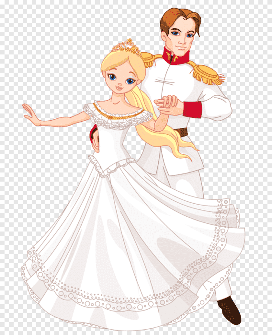 Танцующие принц и принцесса