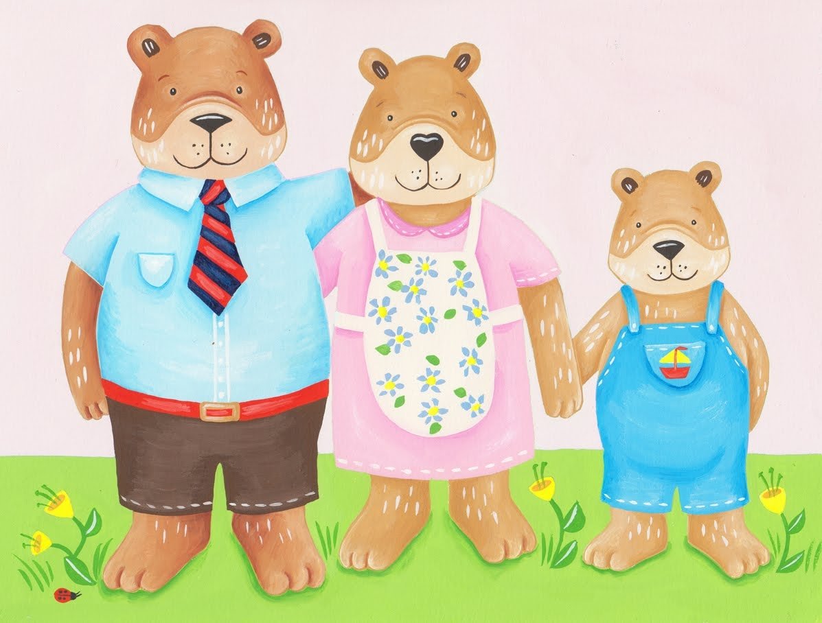 Три медведя семья