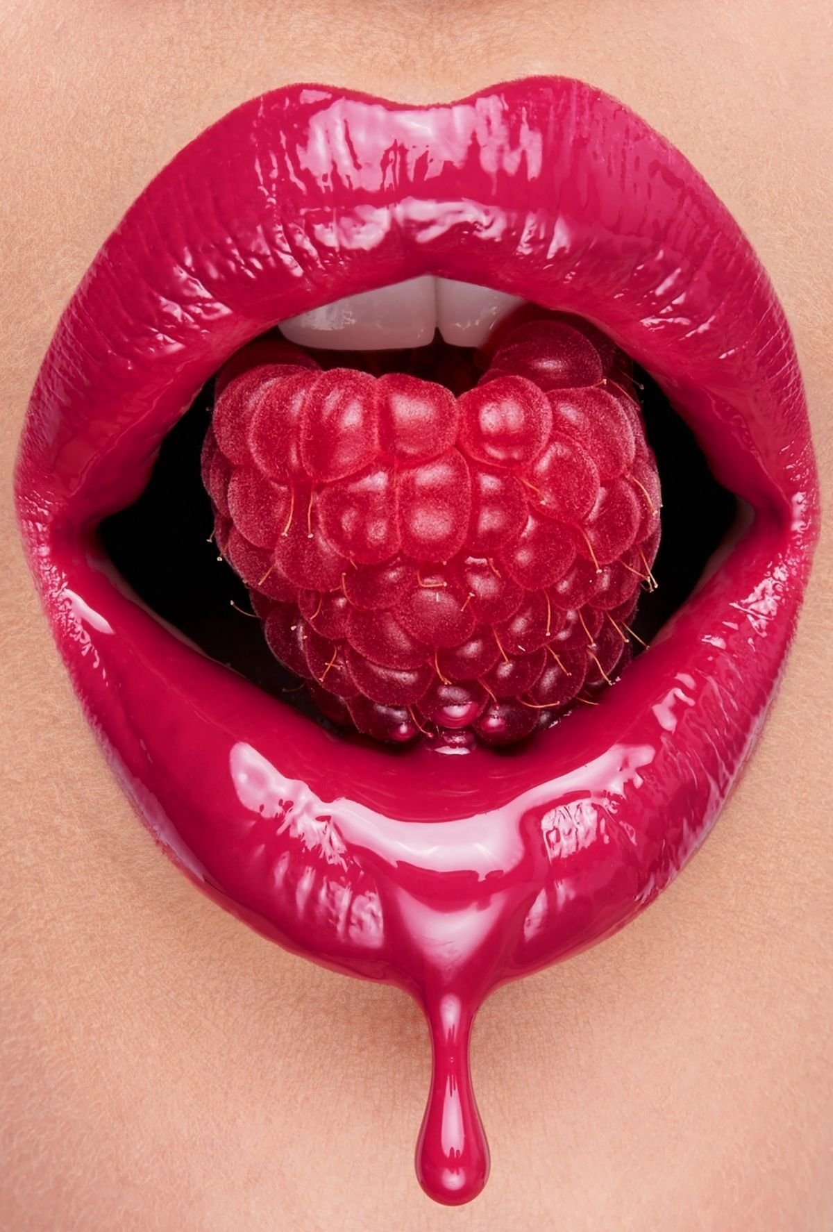 Губы и малина