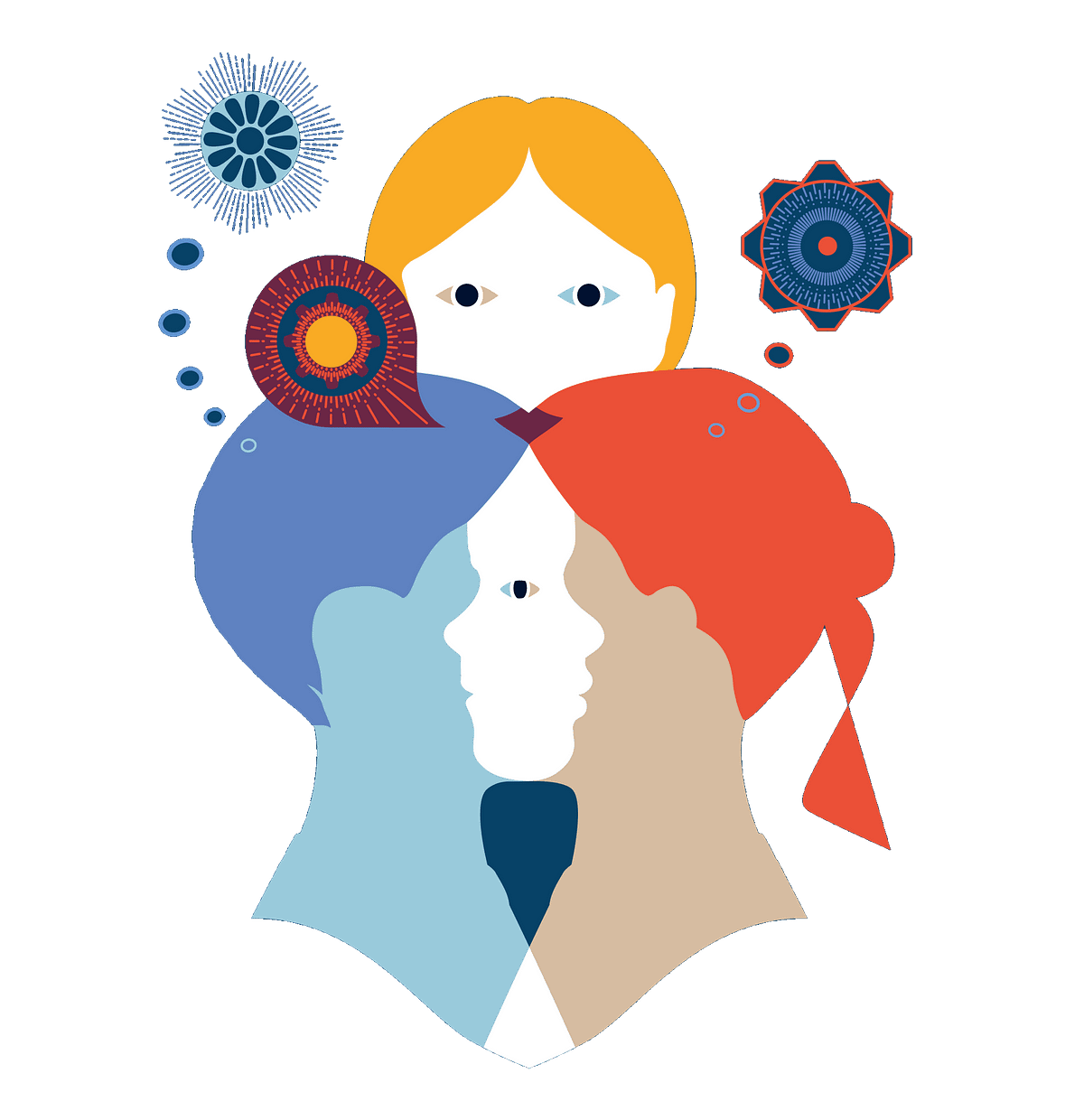 Общение иллюстрация