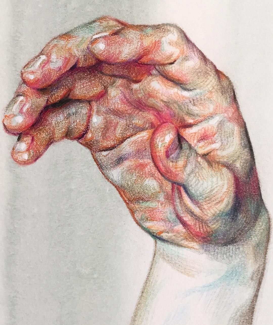 Ладони акварель