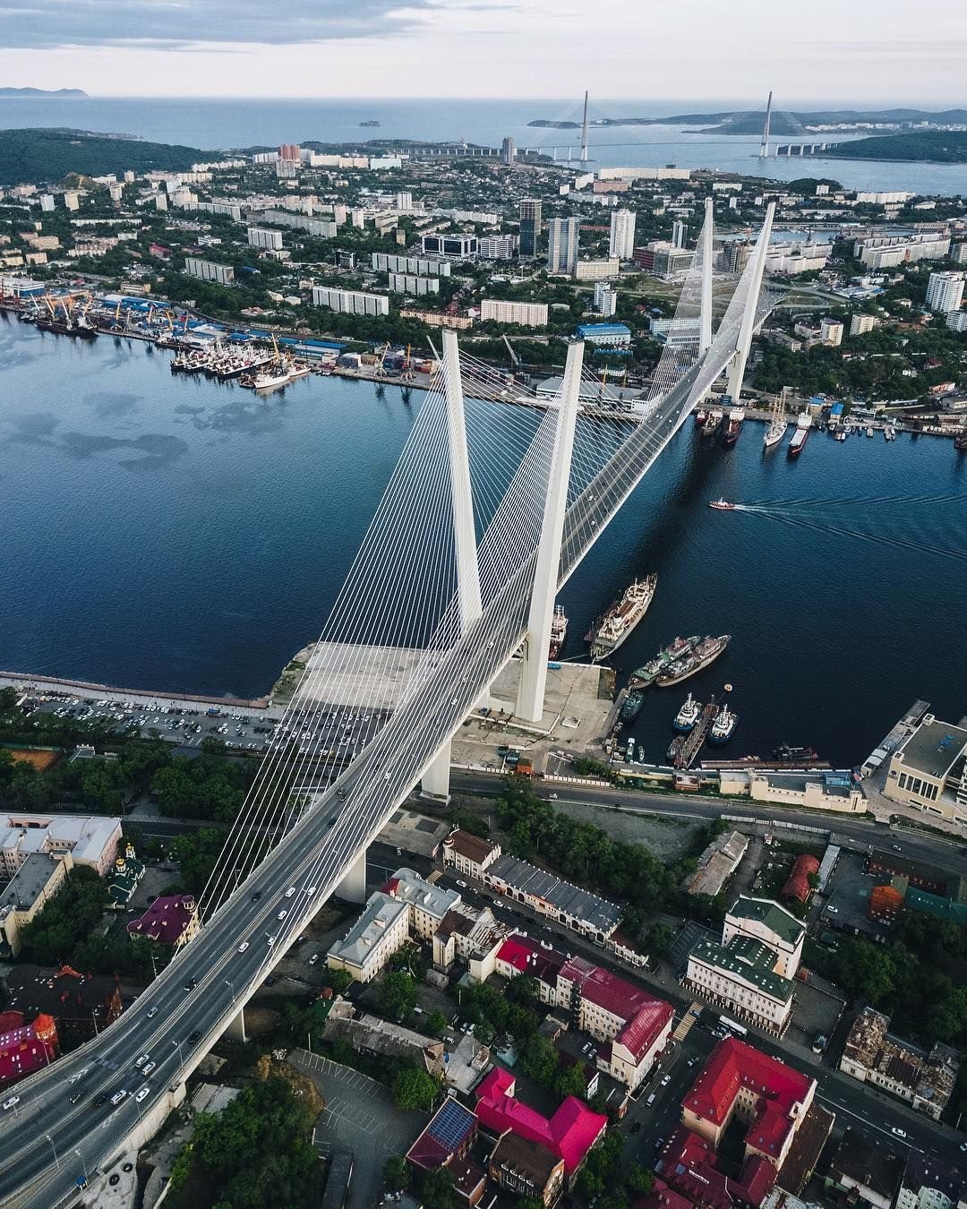 Мост золотой Рог Владивосток