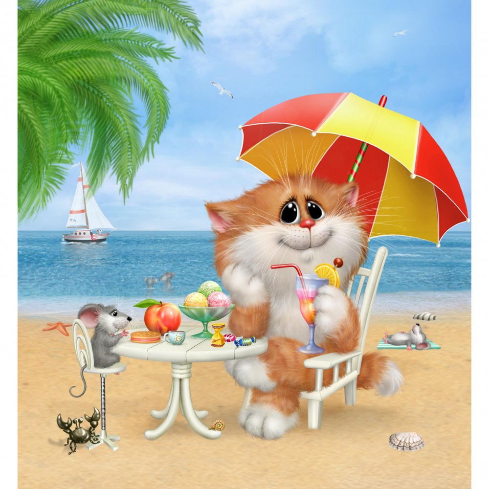 Веселые коты Алексея Долотова