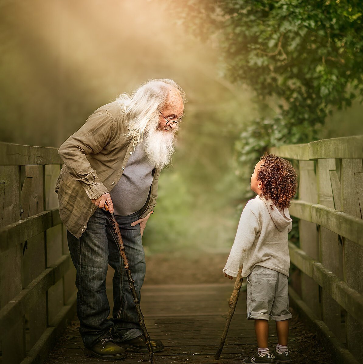 Старик и внук