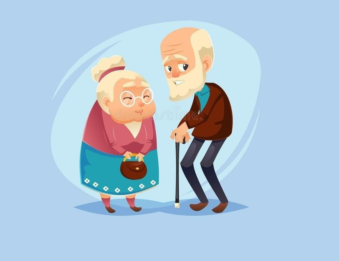 Пожилые люди мульт