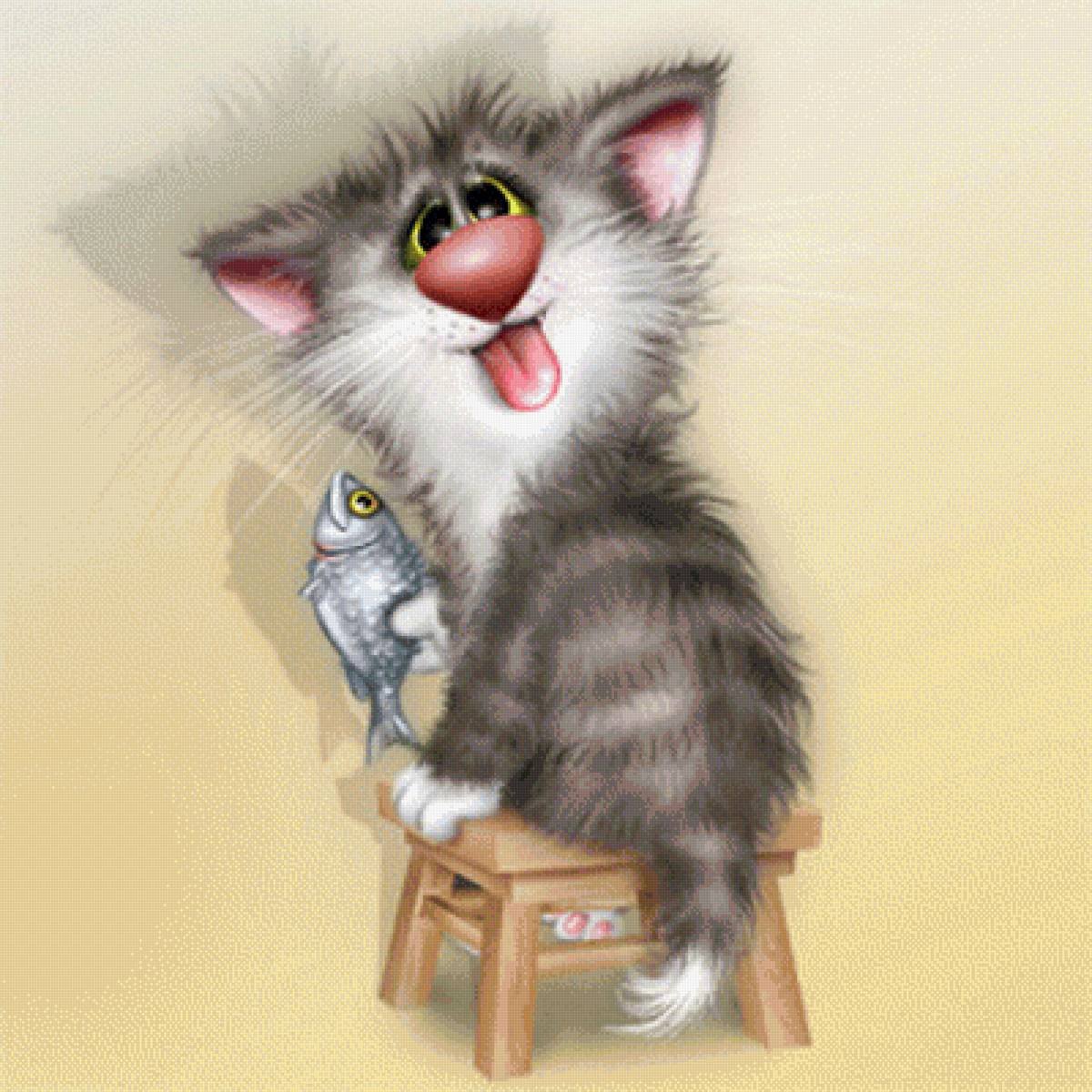 Смешные открытки с котом. Смешные рисунки. Забавные котята мультяшные. Прикольные мультяшные коты.