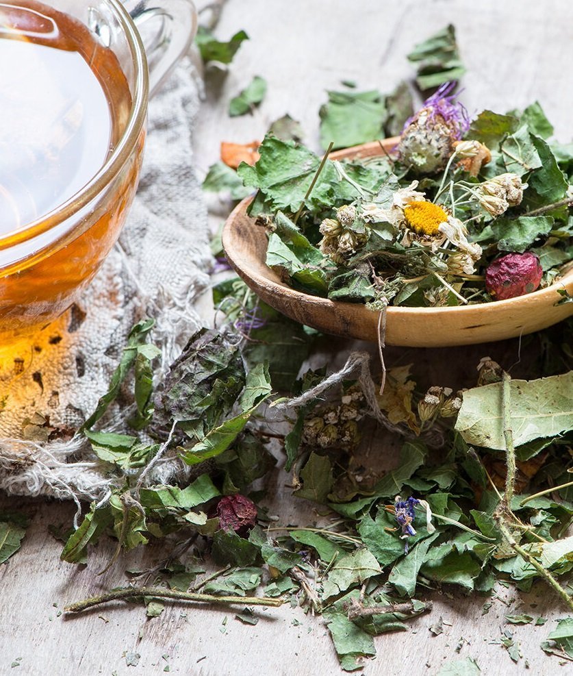 Розмарин чабрец, зверобой