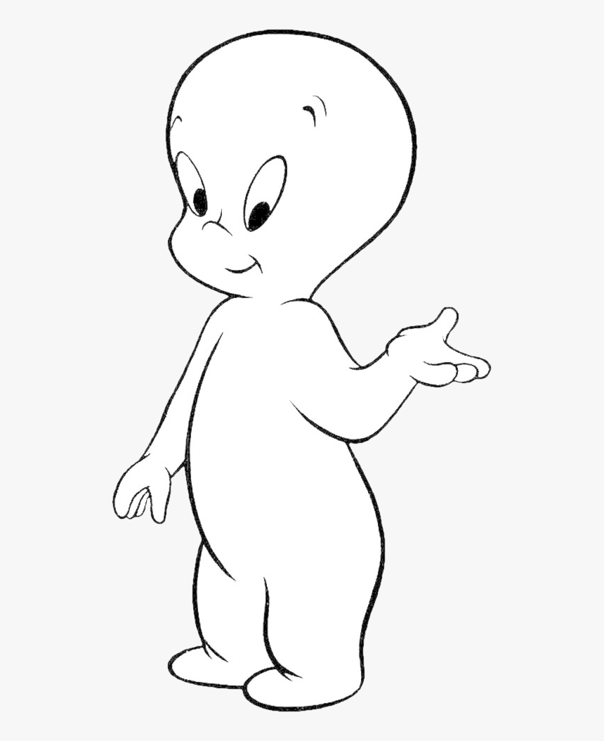 Каспер привидение рисунок