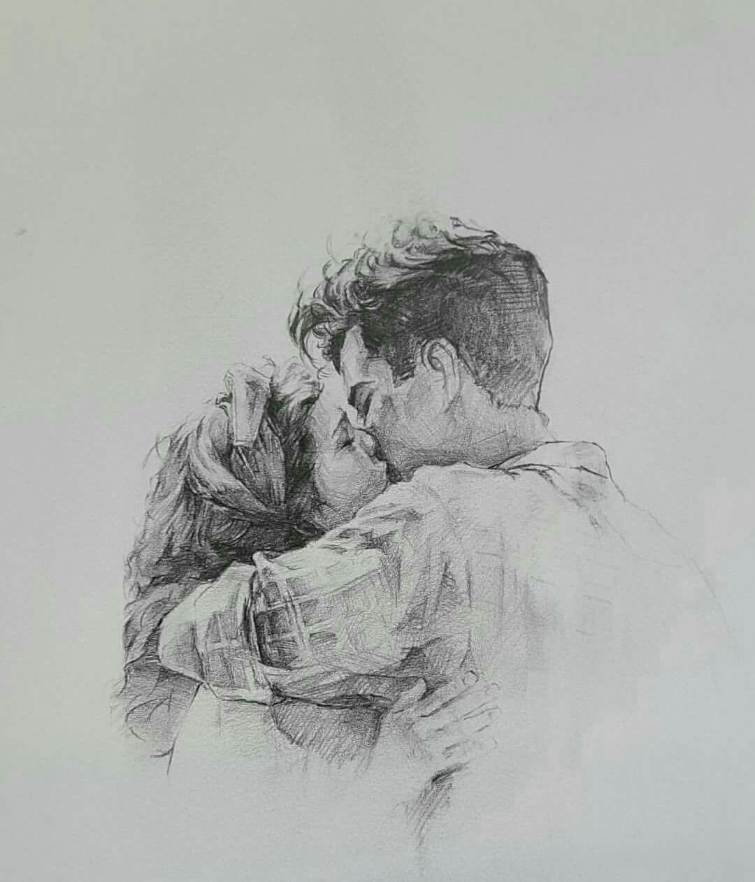 Влюбленные карандашом