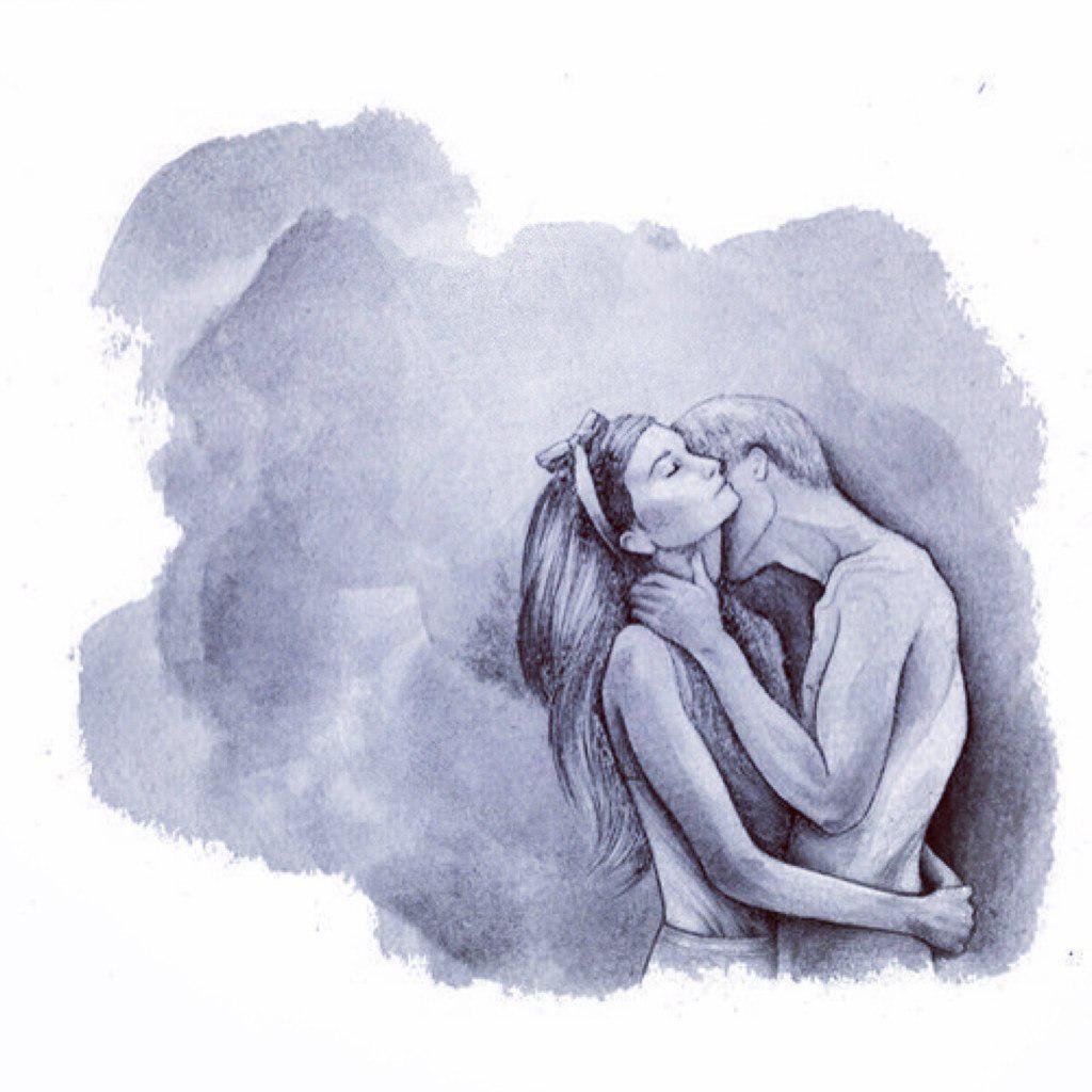 Объятия рисунок