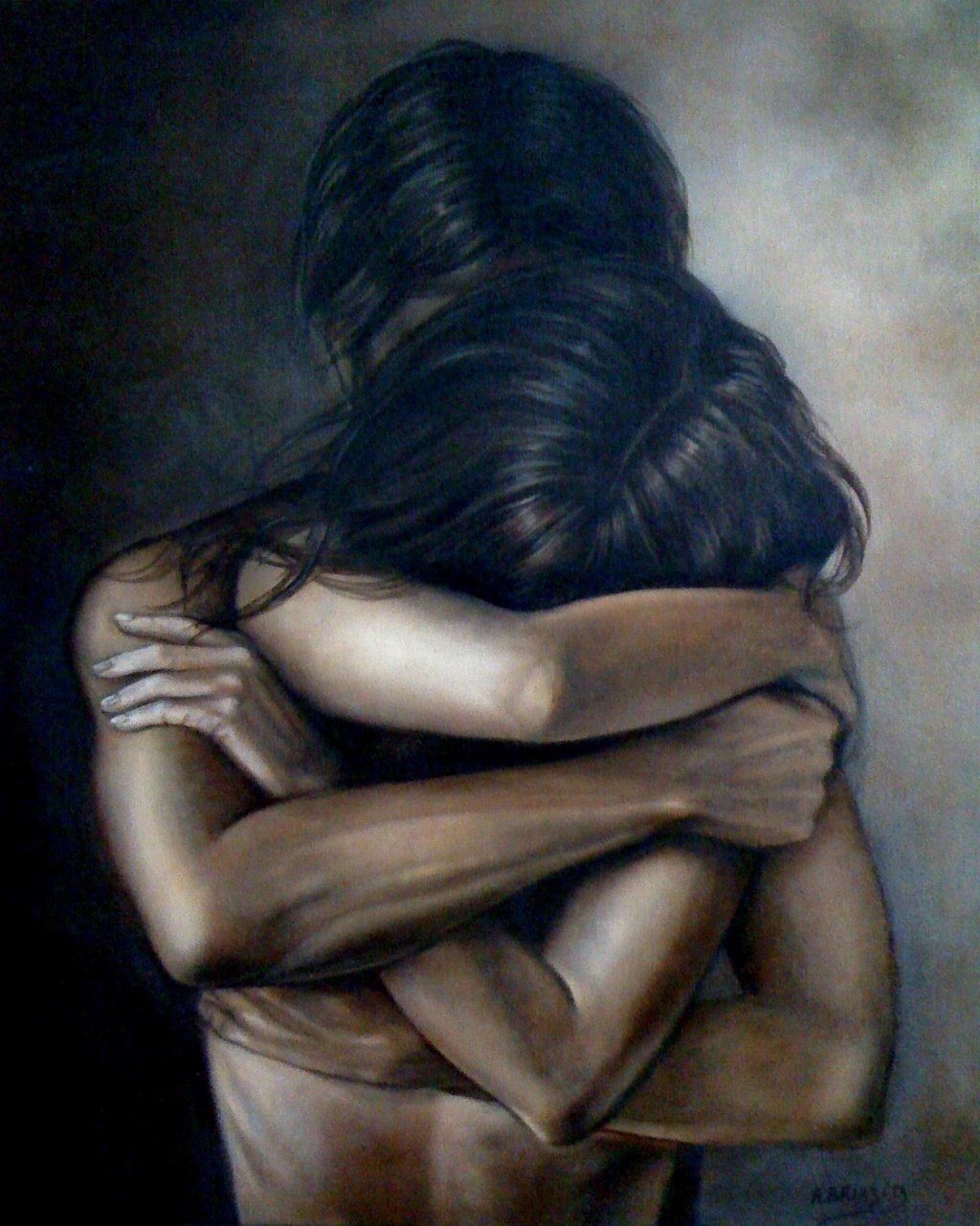 Объятия влюбленных