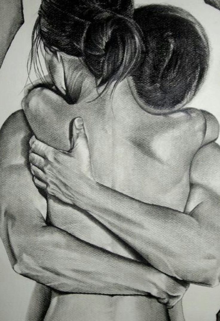 Объятия рисунок