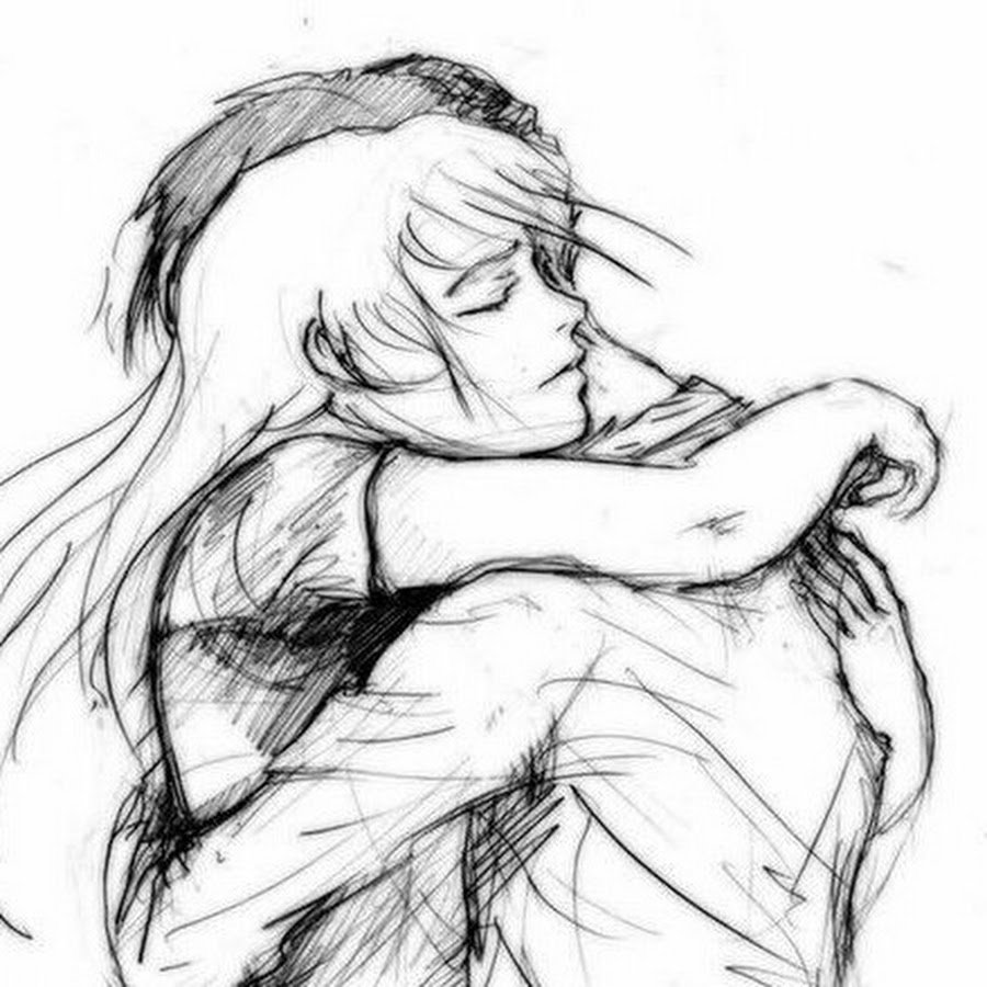 Обнимашки карандашом