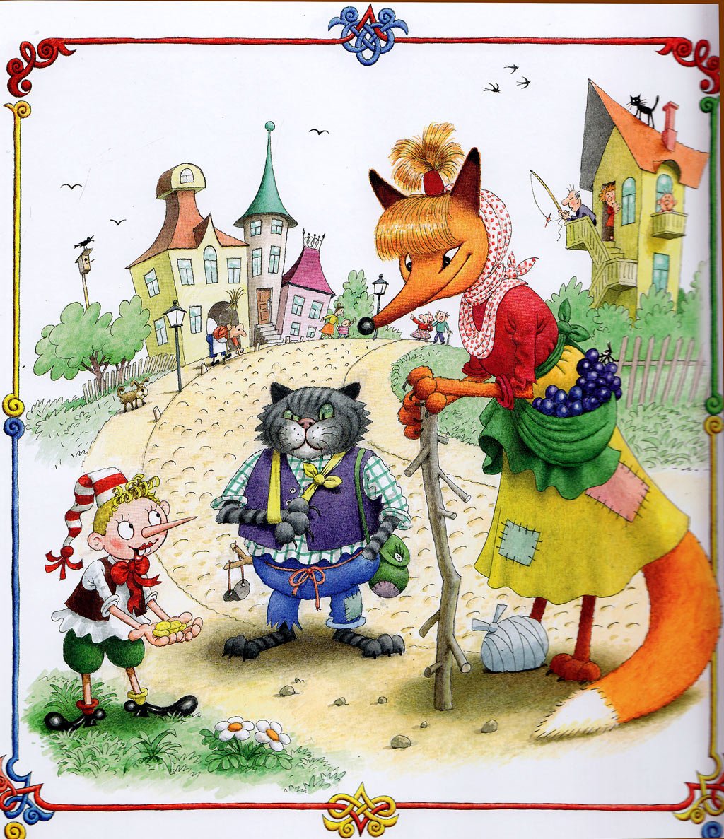 Золотой ключик кот Базилио