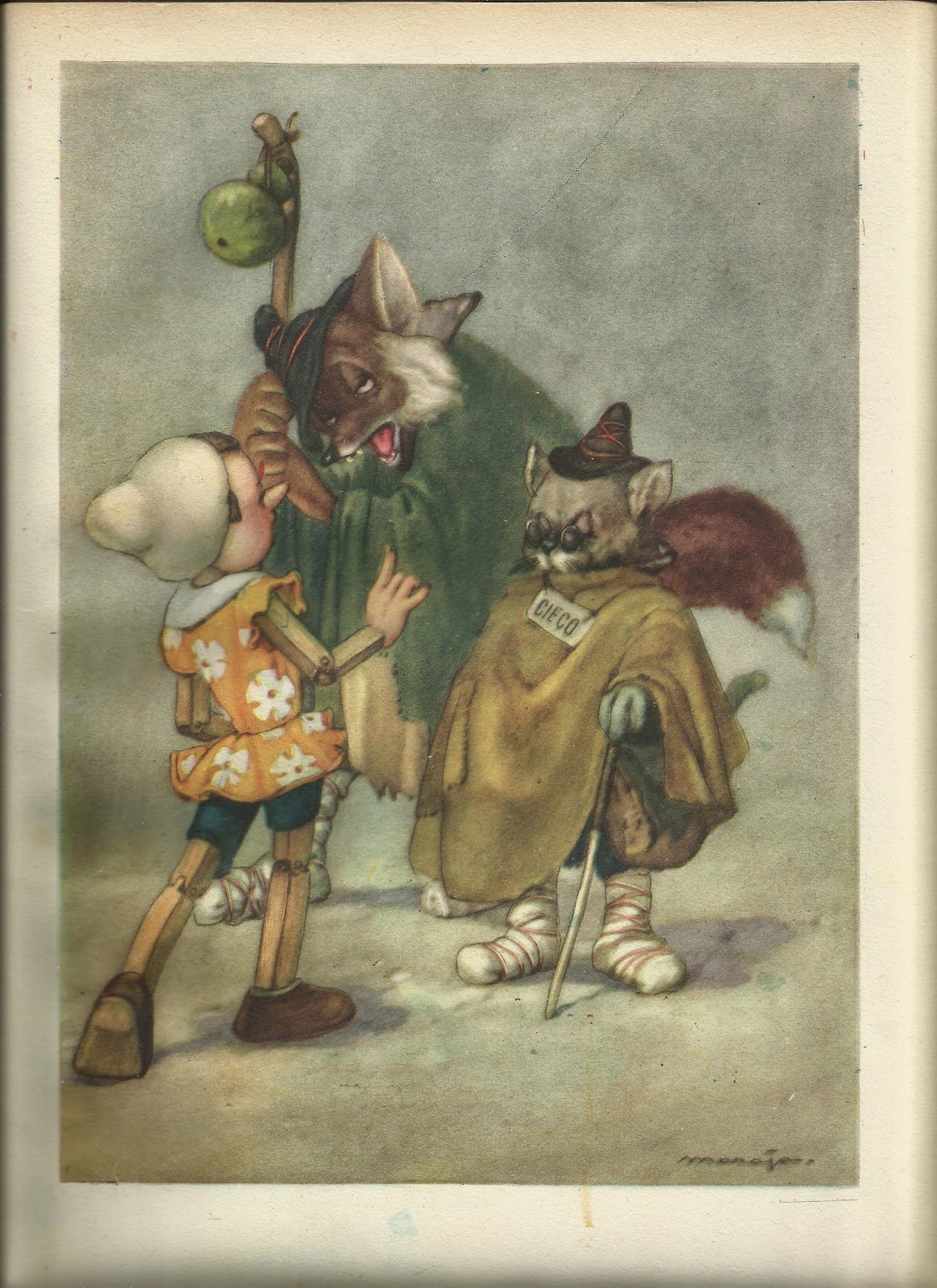 Иллюстрации Либико Марайя к Пиноккио