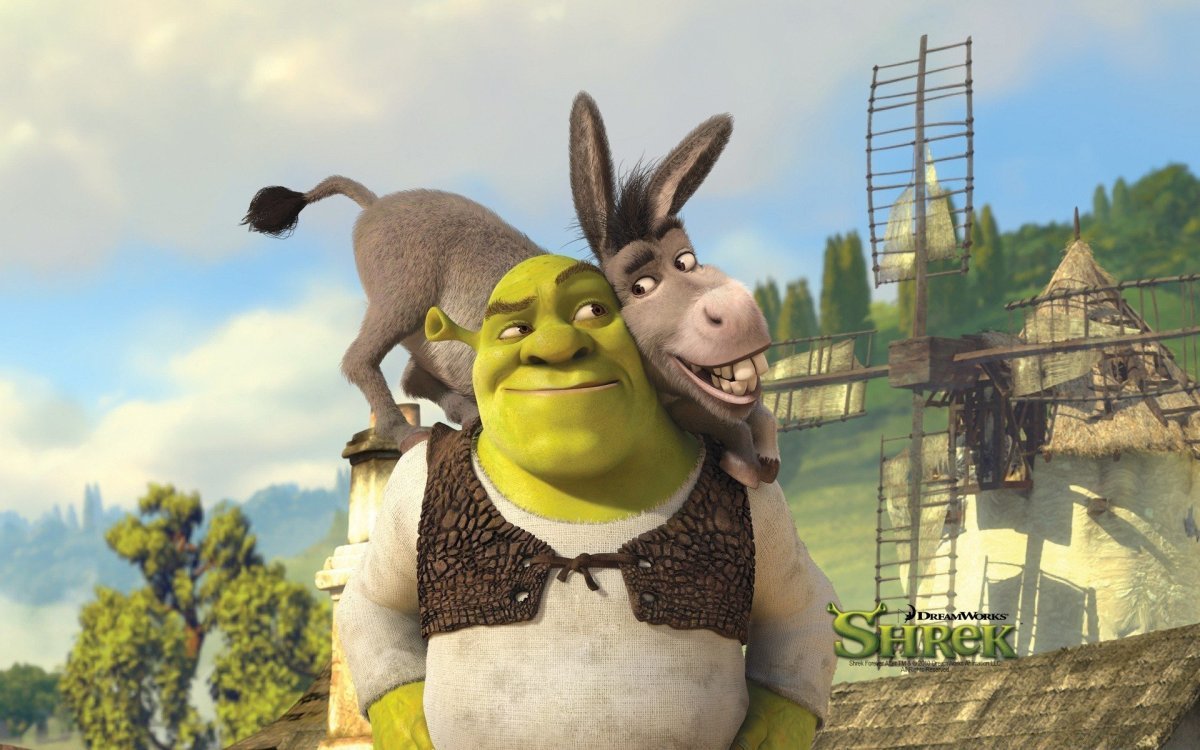 Shrek осел