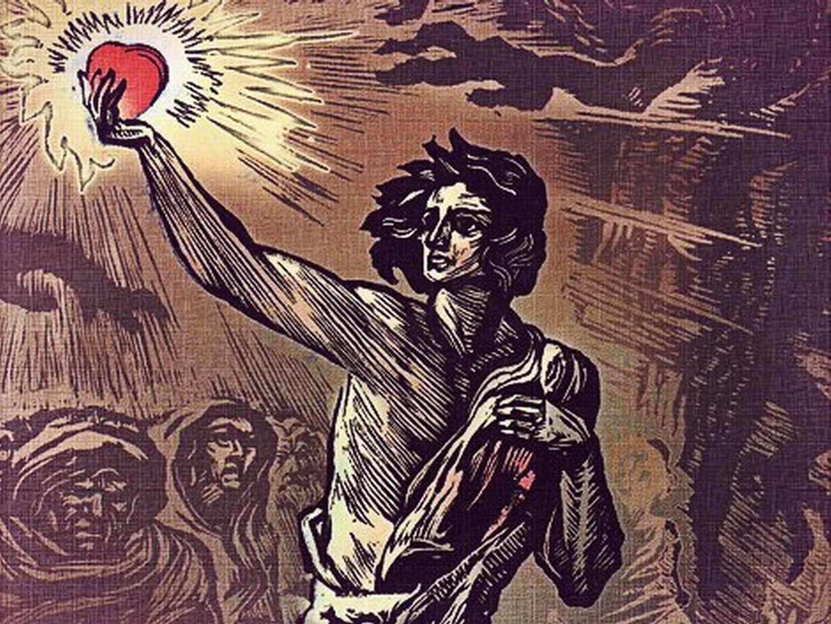 Старуха Изергиль сердце Данко