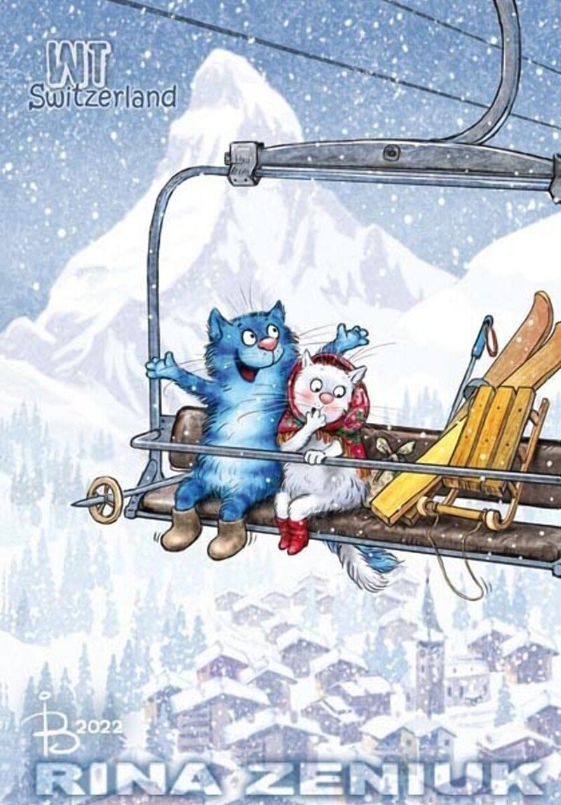 Коты Минской художницы Ирины Зенюк