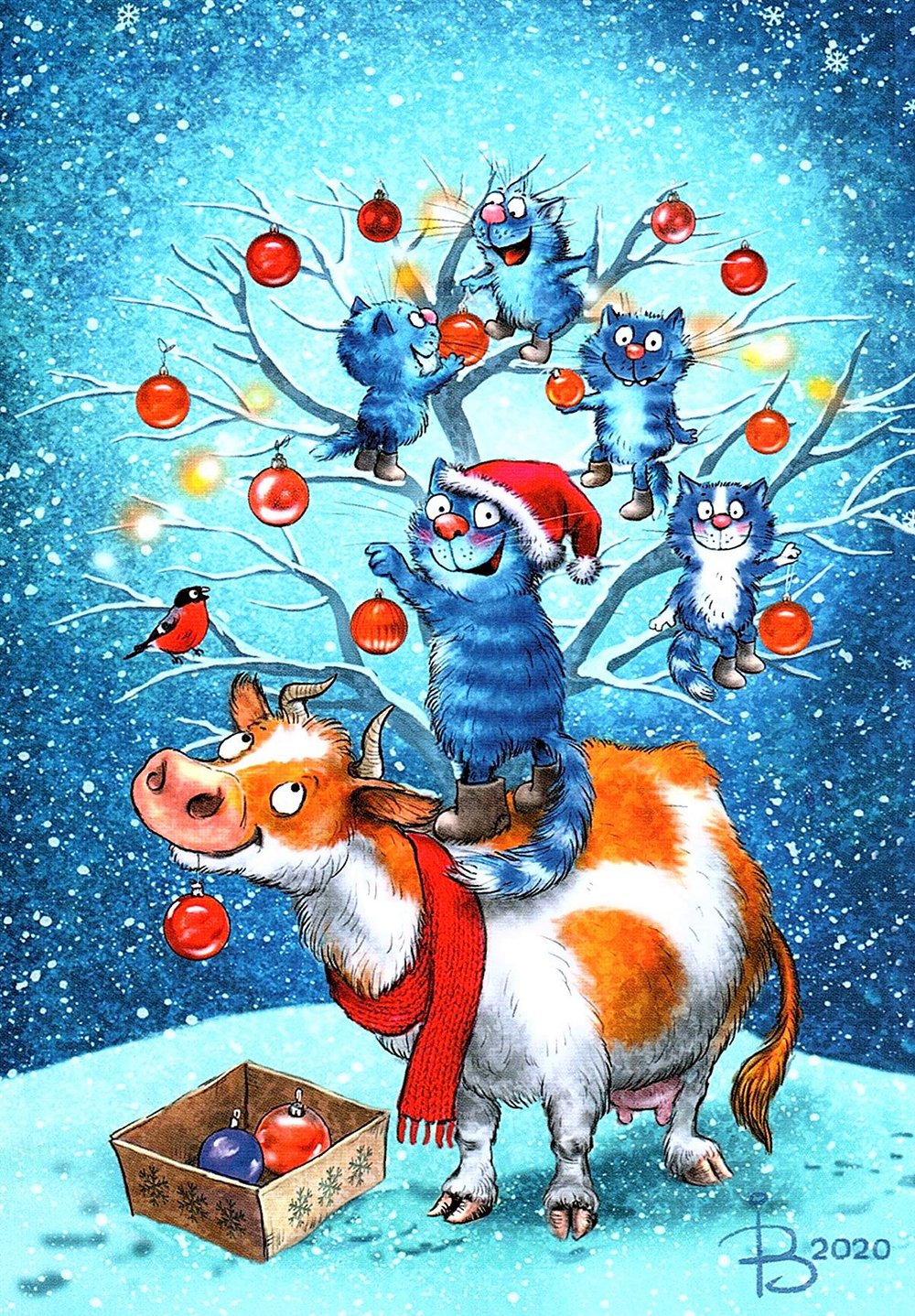 Коты Минской художницы Ирины Зенюк