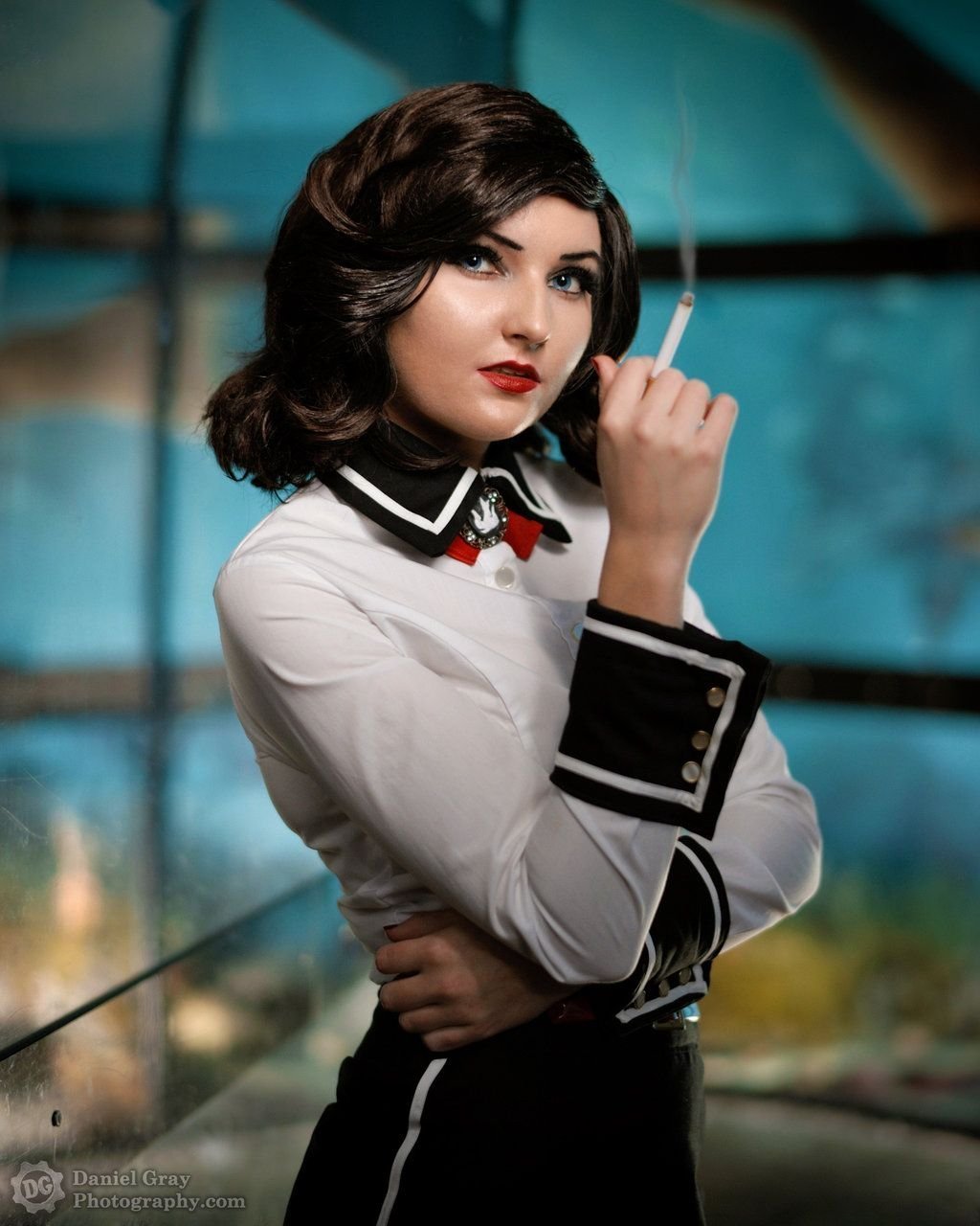 Анна Молева косплей Mass Effect Джек