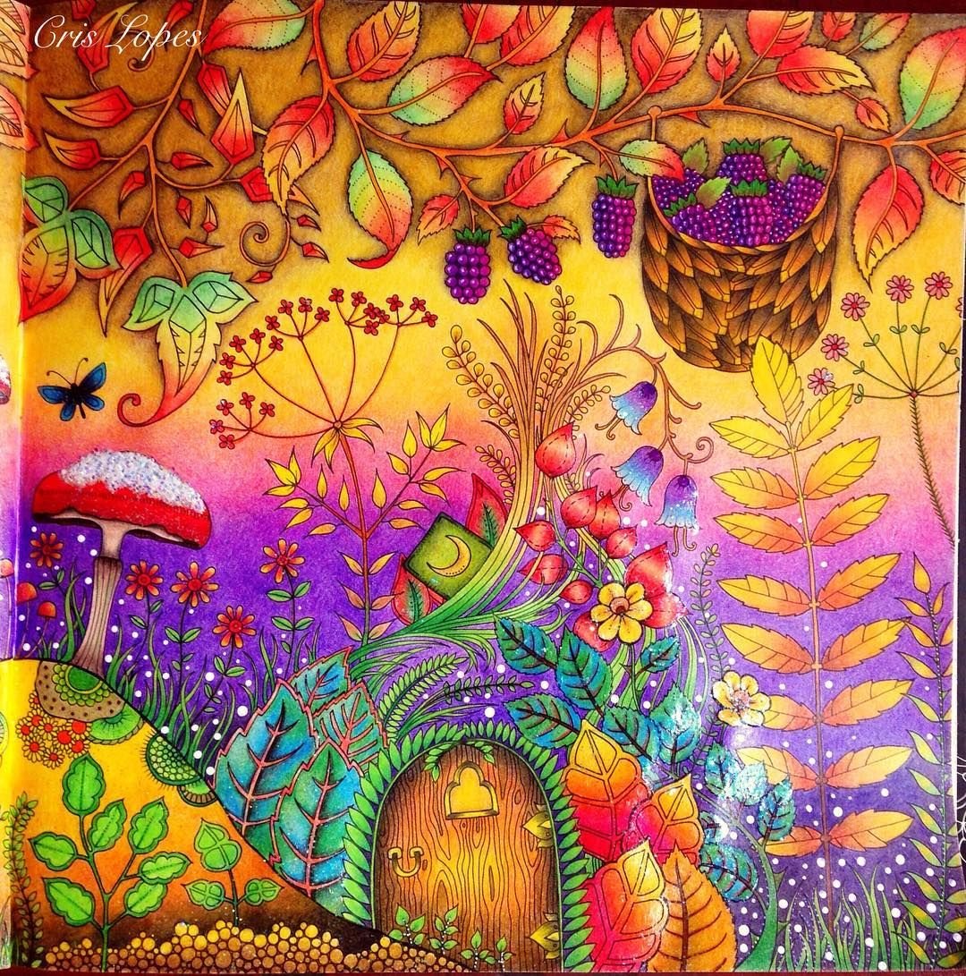 Волшебный сад рисунок