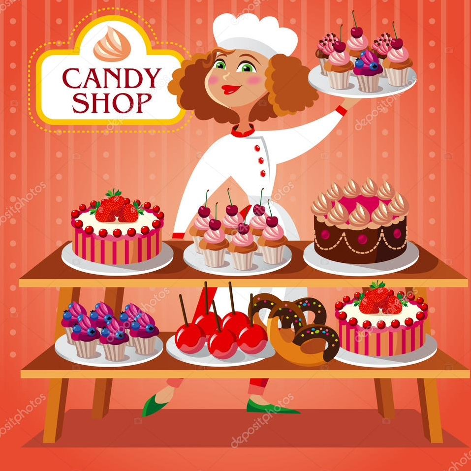 Иллюстрации для кондитерской