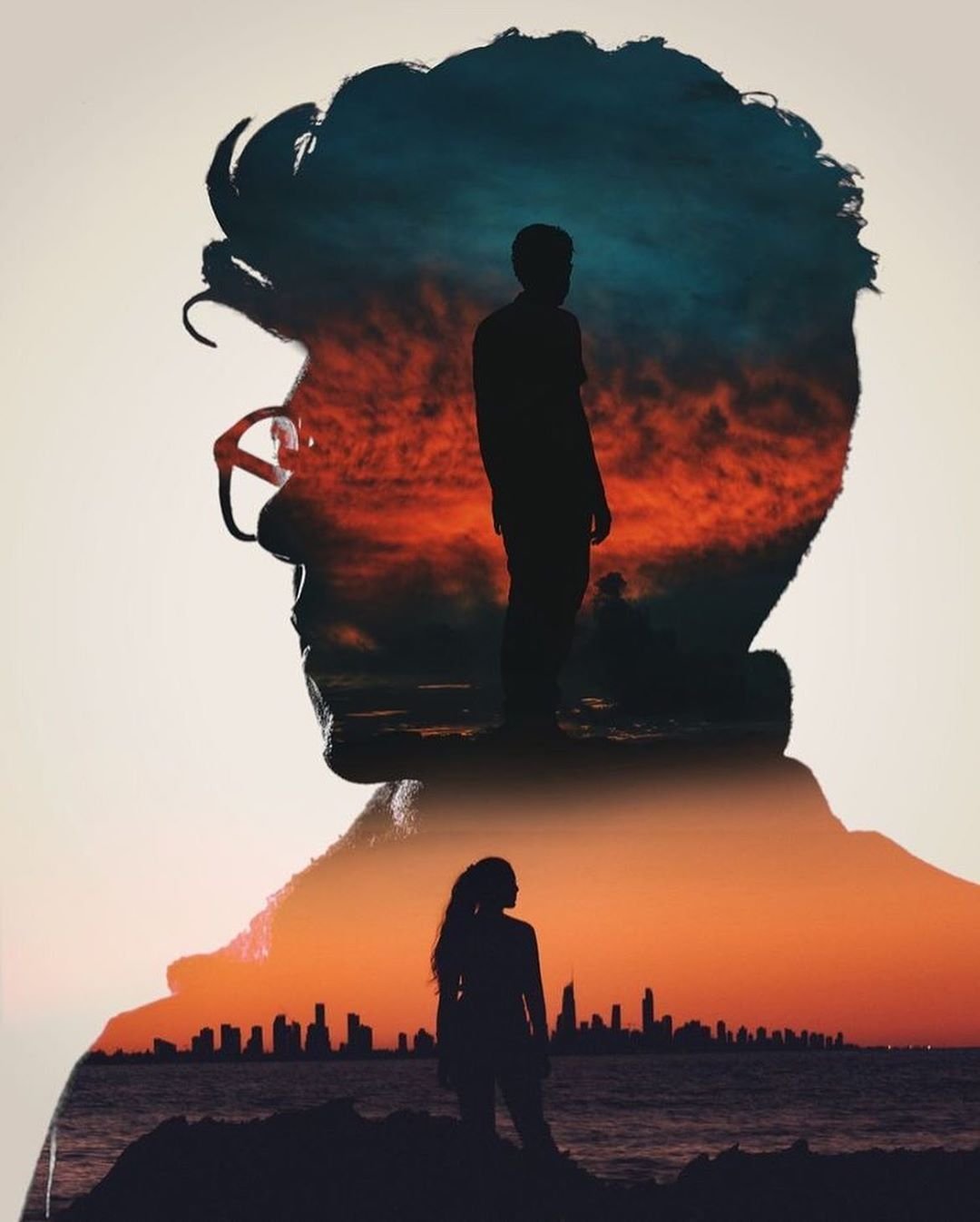 Тень человека на стене