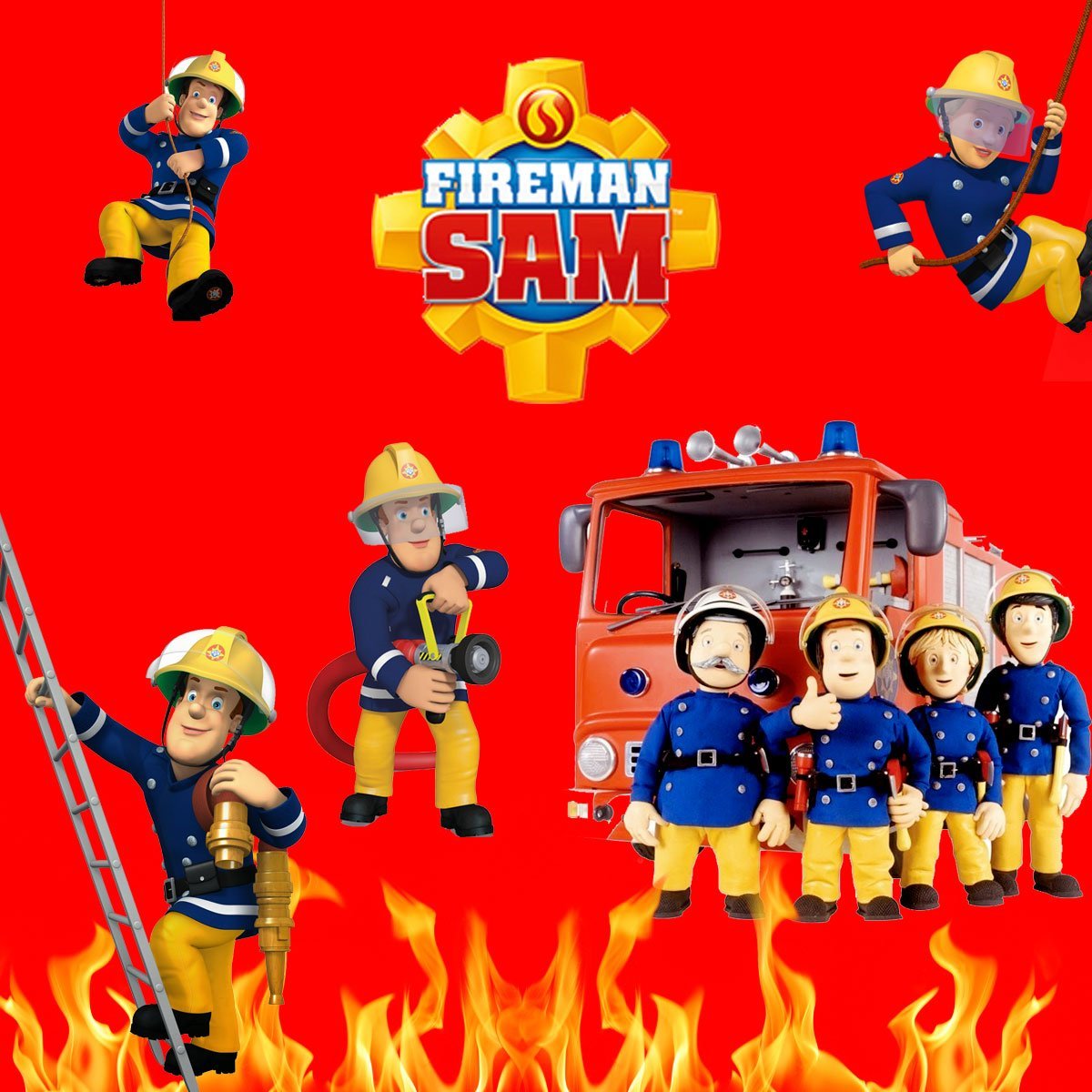 Книжка пожарный Сэм