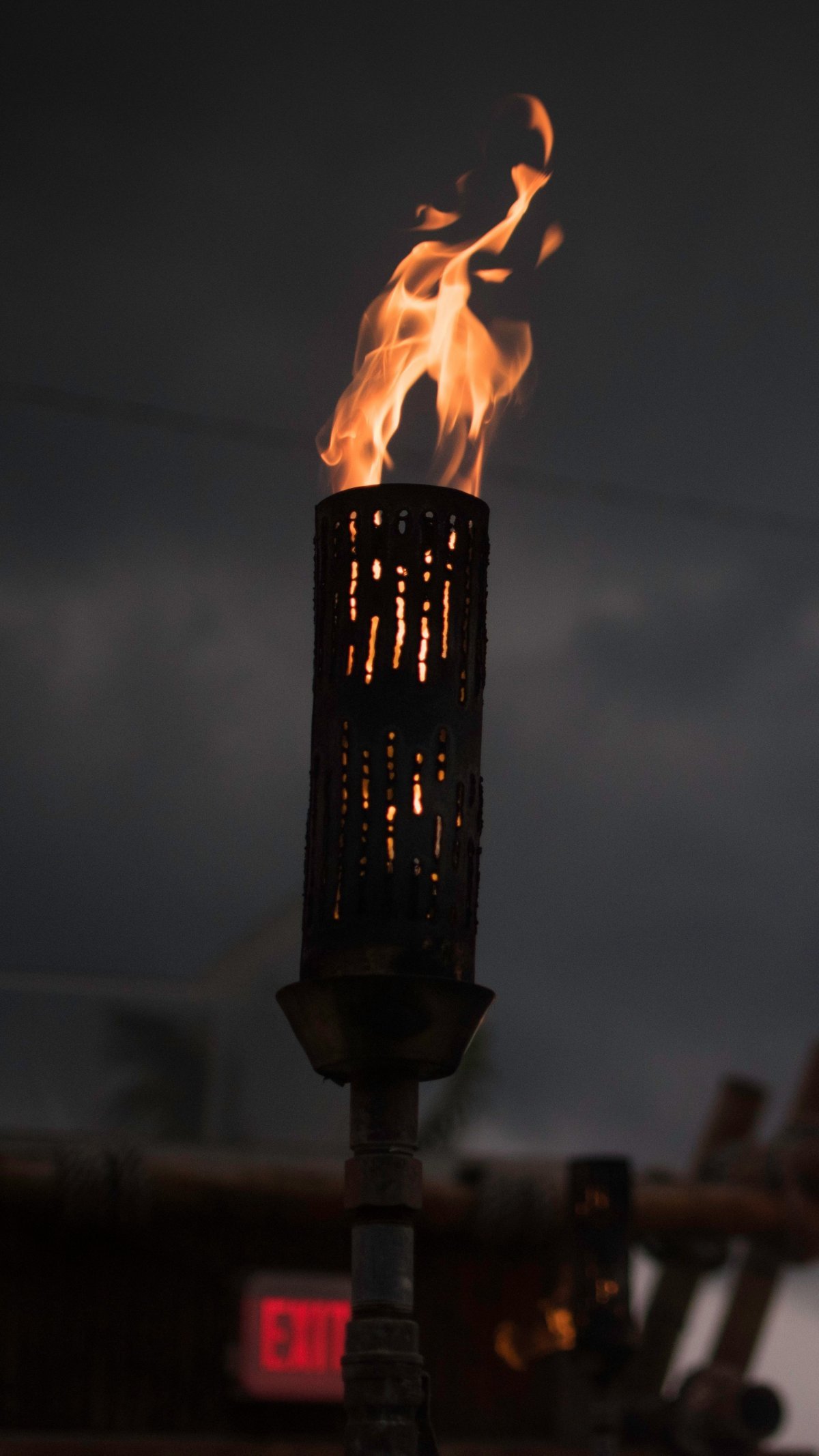 Мод на горящий факел