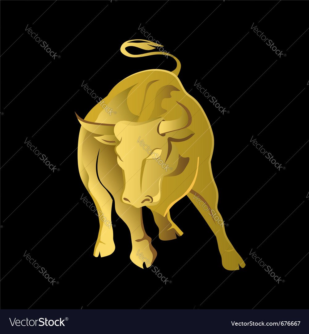 Логотип золотой бык