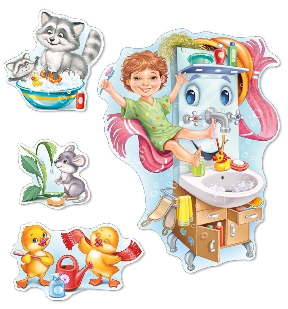 • Мыло и мочалка («Мойдодыр» к.и.Чуковский)