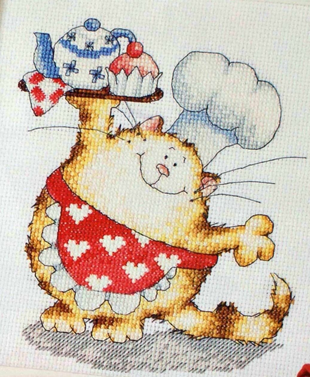 Котик с хлебушком