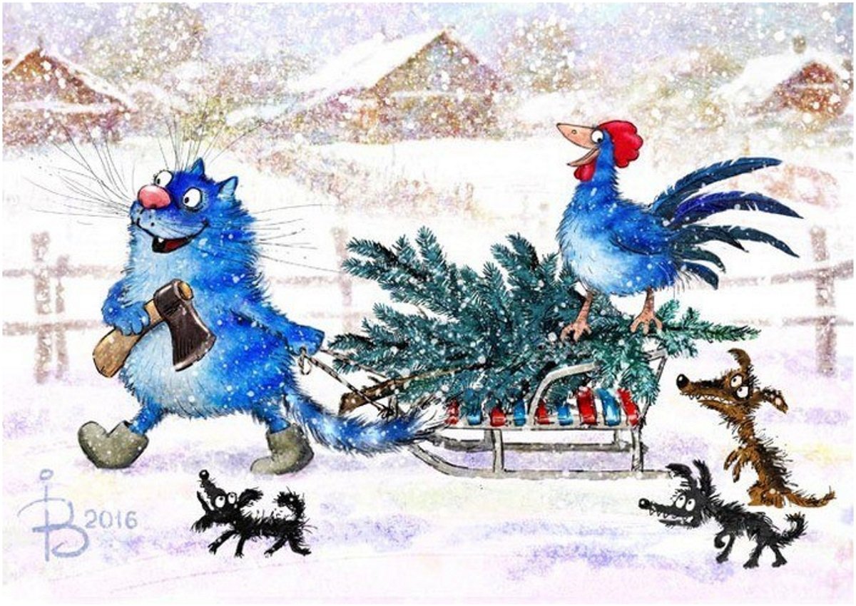 Коты Ирины Зенюк 2021