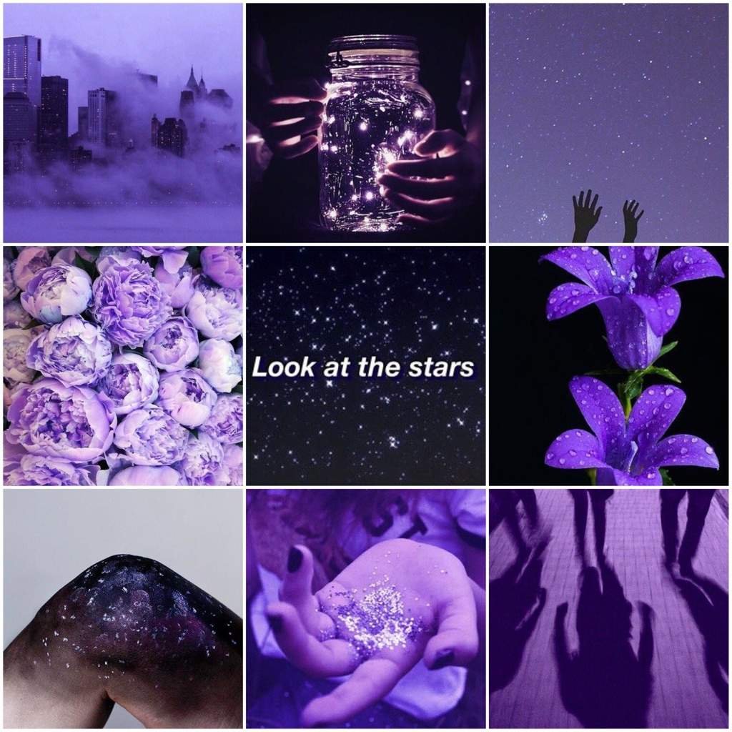 Фиолетовая Эстетика коллаж