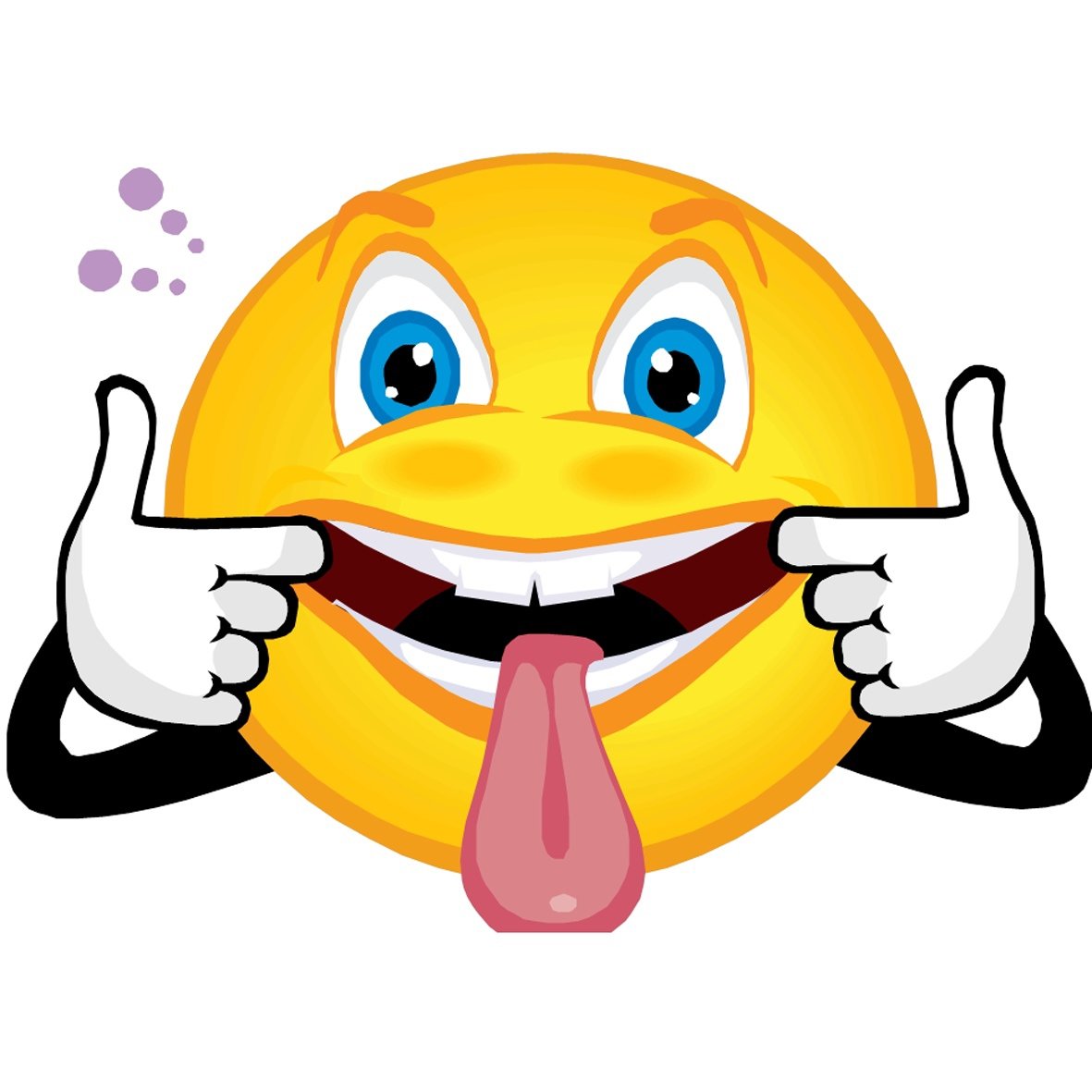 Рожица показывающая язык