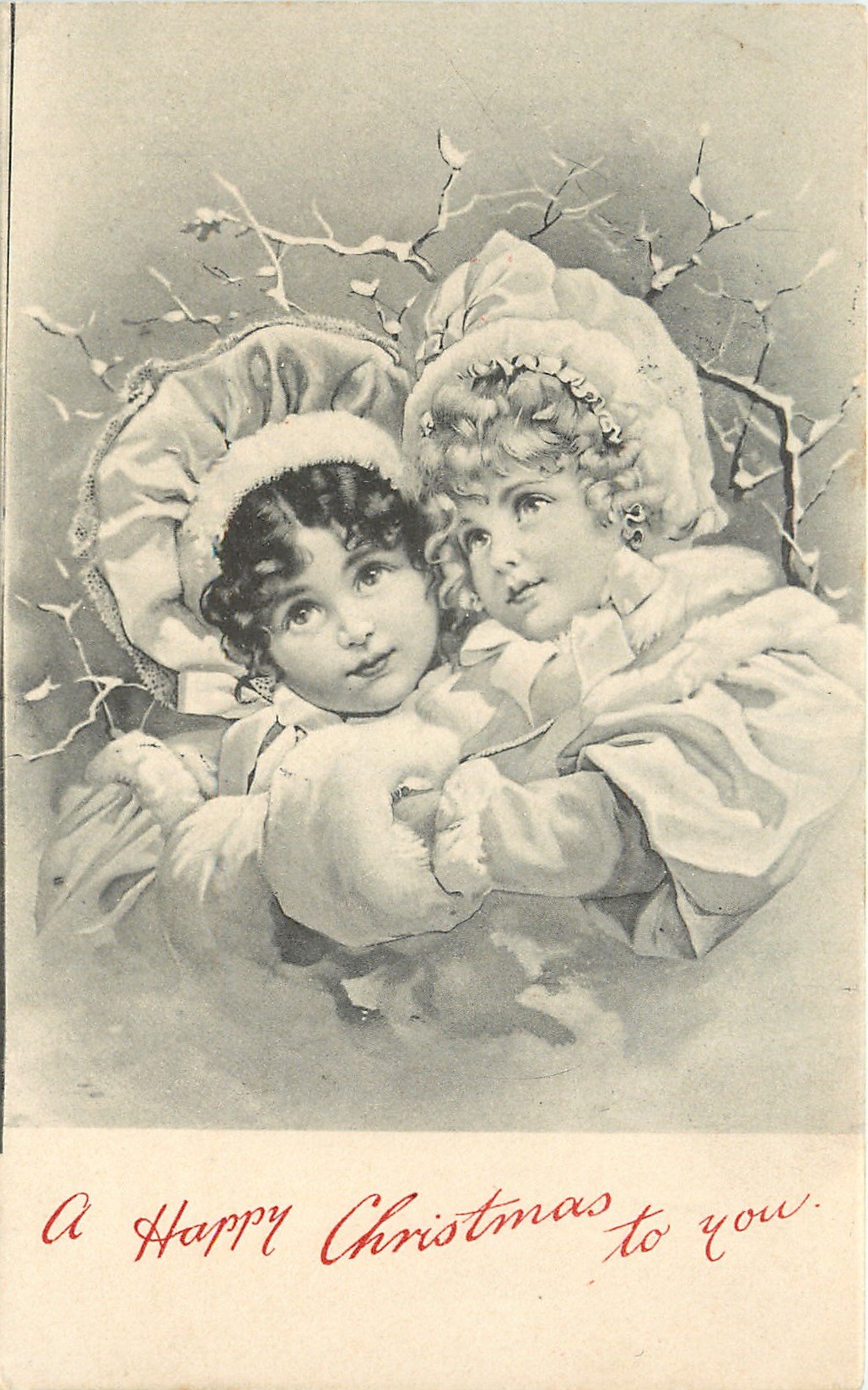 Винтажные открытки черно-белые