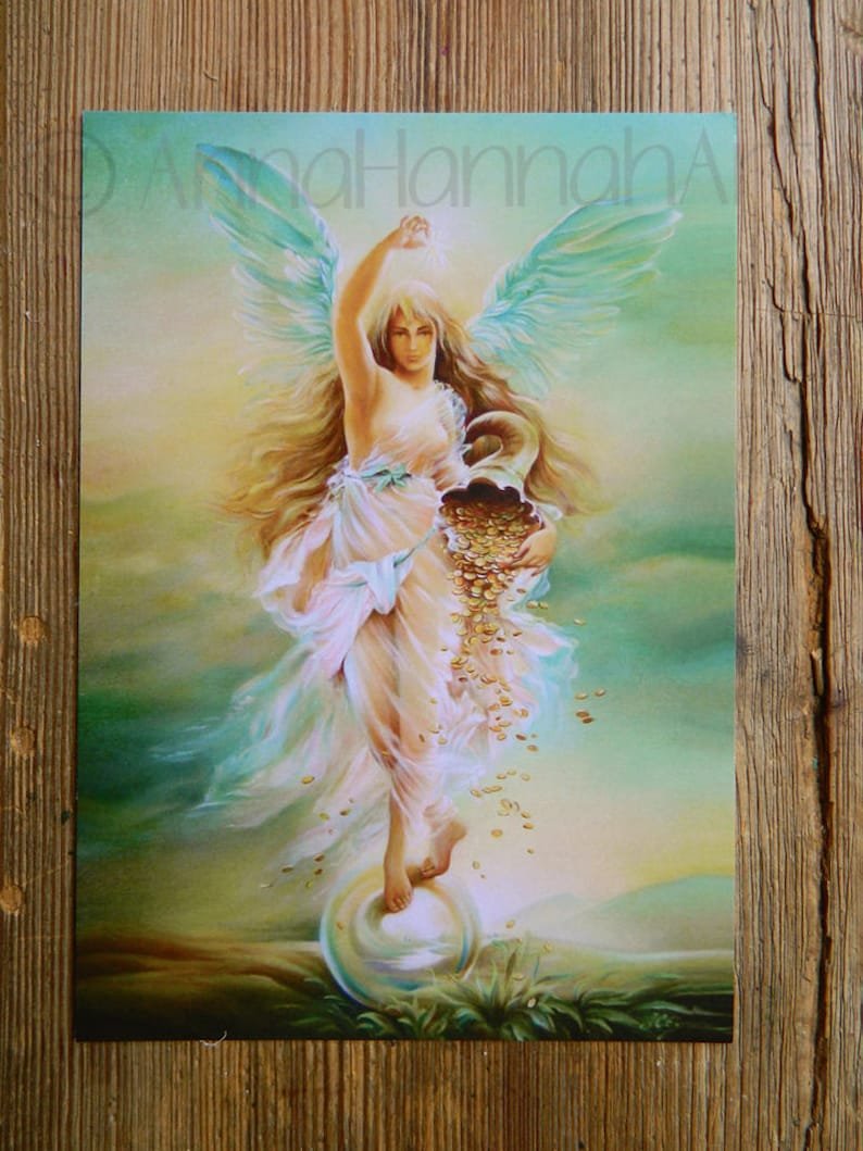 Богиня Фортуна с рогом изобилия