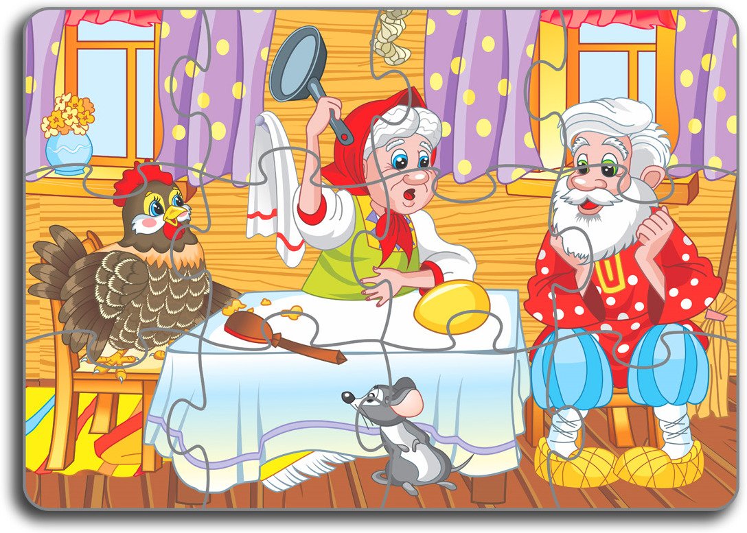 Пазл Курочка Ряба