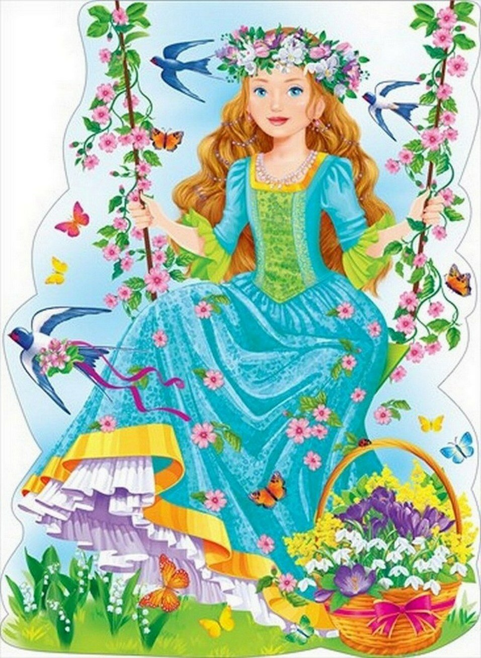 Образ весны в виде девушки