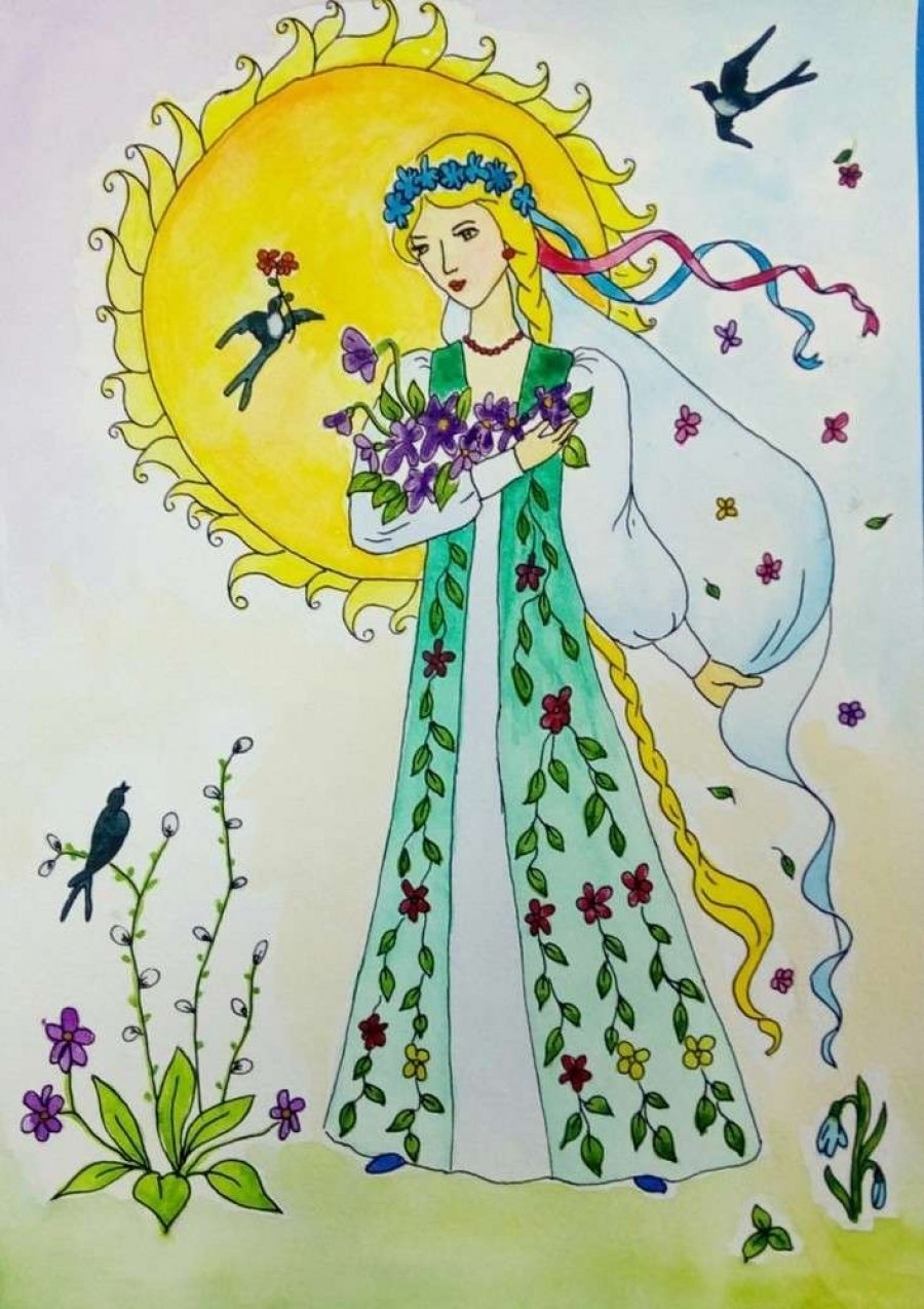 Девушка осень для детского сада