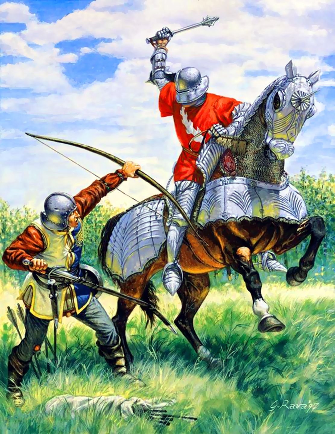 Поставь рава. Польский художник Марек Шишко. Французский конный рыцарь 14 века. Польский доспех 16 века.